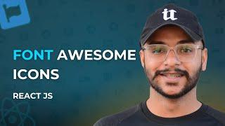 How to Use Font Awesome Icons in ReactJS - Tutorial for beginners