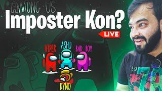 AMONG US LIVE | LET'S FIND IMPOSTER TODAY |  PKT GAMING #amongus