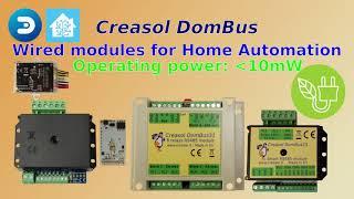 DomBus31, smart module with 8 relays for home automation,  #homeassistant and #domoticz