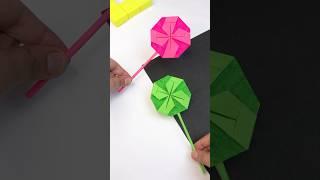 DIY Origami Lollipop | Cute and Easy Paper Craft Tutorial for Kids