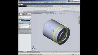 Нарезание канавок в SOLIDWORKS