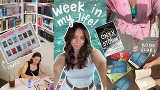 spend the week with me   book club, craft with me & hanging with besties 🪡