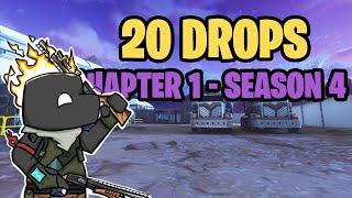 I Dropped Fortnite Season 4 20 Times And This is What Happened