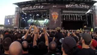 Iron Maiden @ Rockfest 2016 - BCN HD Sound Zoom Q4 Camera