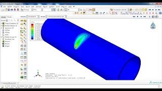 Arc welding on a pipe using Dflux Subroutine Abaqus