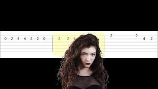 Lorde - The Love Club (Easy Guitar Tabs Tutorial)