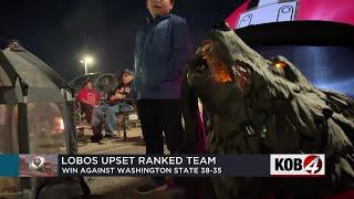 New Mexico Lobo football team upsets Washington State