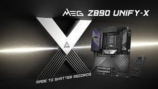 MEG Z890 UNIFY-X Motherboards - Made to Shatter Records | Gaming Motherboard | MSI