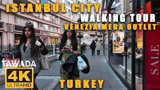 ISTANBUL - VENEZIA MEGA OUTLET - Shopping mall, Turkey 4K UHD Walking tour