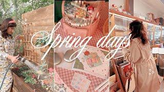 Spring Days  vintage shopping, making a fairy garden, decorating, baking, & more