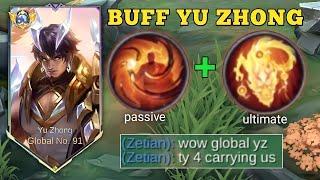 THIS NEW PASSIVE BUFF OF YU ZHONG WILL MAKE HIM META AGAIN!!