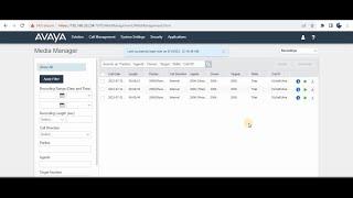 AVAYA IP Office Call Recording Configuration