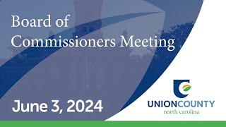 Board of County Commissioners | Regular Meeting | June 3, 2024