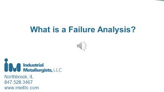 What is a Failure Analysis?