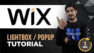 How To Add A Lightbox On Wix 2024 | Create A Lightbox In Wix | Wix Lightbox Popup Tutorial