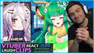 Reacting and Laughing to VTUBER clips YOU send Featuring HarukaKaribu #121