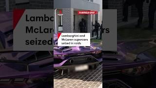 NSW Police seize Lamborghini and McLaren supercars during raids in Sydney's west