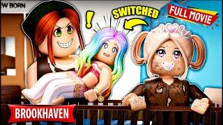 The Princess Switched At Birth With A Poor Baby, FULL MOVIE | brookhaven rp animation