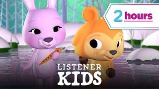 2 Hours of Christian music videos for toddlers / Jesus Loves Me + MORE Listener Kids