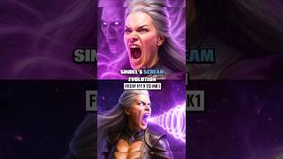 Sindel's Scream in Mk9 , MkX , Mk11 and Mk1 khaos Reigns #mortalkombat1havik