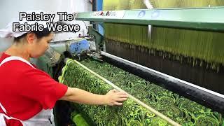 How dose computer jacquard weaving machine works