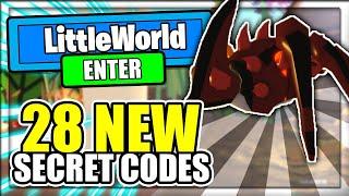 (2021) ALL *28* NEW SECRET OP CODES! Little World Roblox