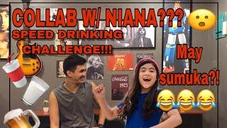 SPEED DRINKING CHALLENGE!!! COLLAB WITH NIANA??!! 