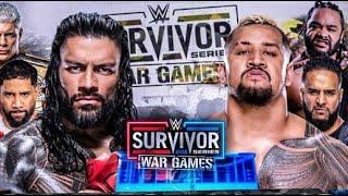 WWE Survivor Series War Games 2024 - OTC vs New Bloodline War Games Survivor Series 2024