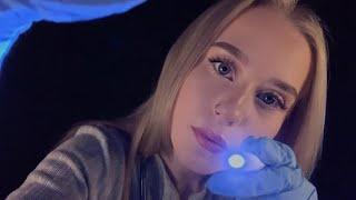 ASMR | Orbital Eye Exam (Flashlight, Eye Chart, Up-Close)