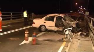 Fatal smash closes highway