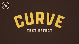 How to Curve Text in Illustrator (Tutorial)