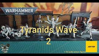 Tyranids wave 2 Termagants, Hormagaunts, Rippers. Warhammer 40k 1:18 scale action figures by Joytoy