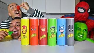 Superhero Pringles Transformation