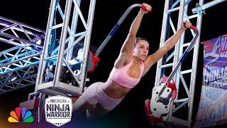 Eighteen-Year-Old Big Em Brings Big Energy to the Qualifiers | American Ninja Warrior | NBC