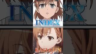 How Misaka's Clones Changed from Index to Railgun