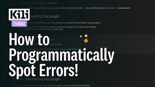 How to programmatically spot errors