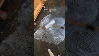 Kitchen floor cleaning asmr  #cleantok #satisfying #asmr #floor #floorcleaning #satisfyingvideo