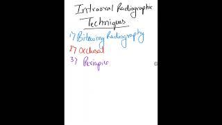 Intraoral Radiograph