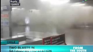Chile: 2 explosions rock Santiago subway