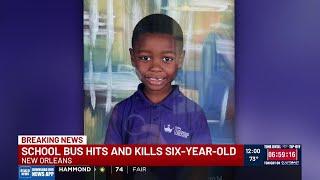 6-year-old boy fatally struck by school bus in New Orleans