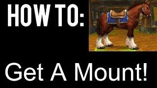 How To Get A Mount In World Of Warcraft (Storm-wind)