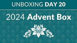 Unboxing Day 20 of the 2024 Sallie Tomato Advent Box!