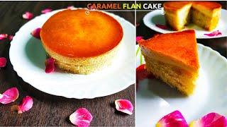 Flan Cake Recipe | Caramel Custard Pudding Cake | Tipsify Sangita