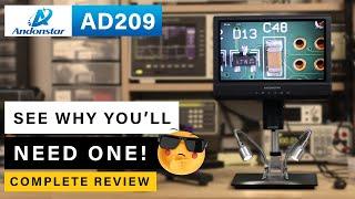 Andonstar AD209 10" Digital Microscope ⭐See Why You'll Need One?