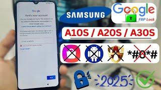 Samsung A10s/A20s/A30s FRP Bypass || Google Account Remove - No *#0*#