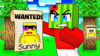 SUNNY is a WANTED Criminal in Minecraft!