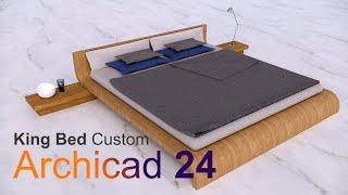 King Bed Custom Archicad 24