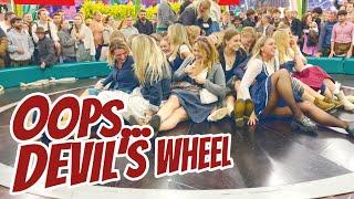 Blonde Girls Challenge - Devil’s Wheel at Oktoberfest, Munich