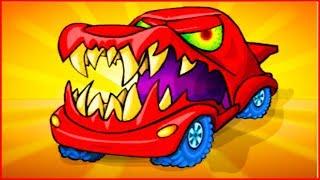 НОВАЯ ХИЩНАЯ МАШИНА car eats car 3  про хищные машинки от Фаника .