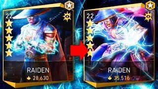 Injustice 2 Mobile. MAXED OUT GEAR on Raiden. Look Change and Gameplay.